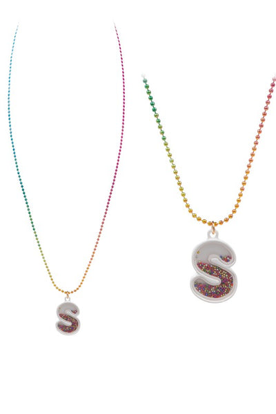 Big Letter Initial Necklaces for Kids