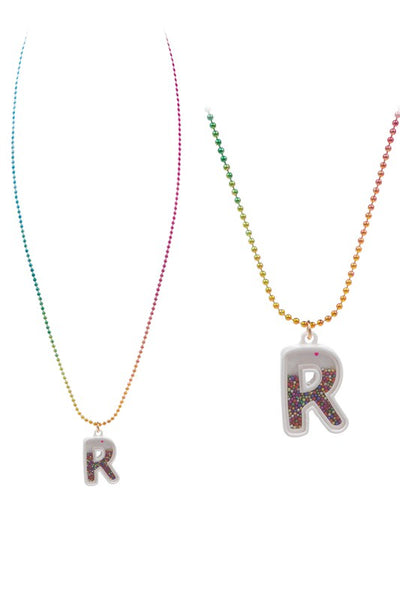 Big Letter Initial Necklaces for Kids