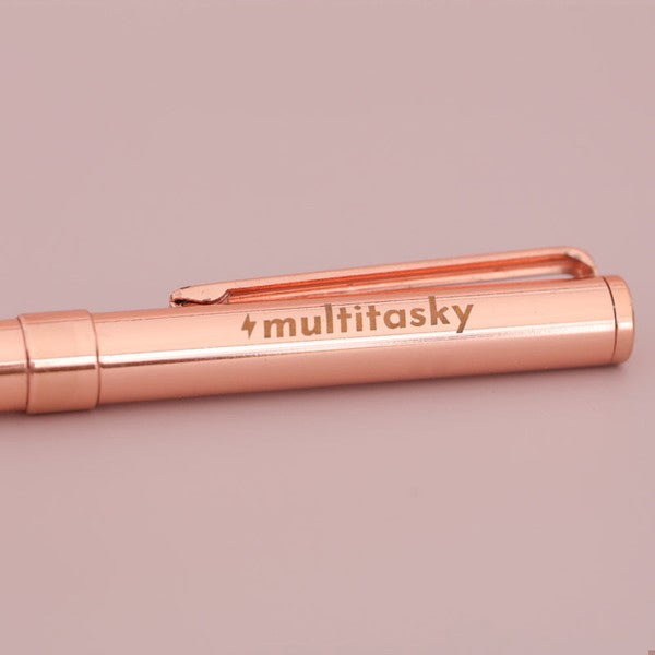 Minimalist Metallic Ink Pen
