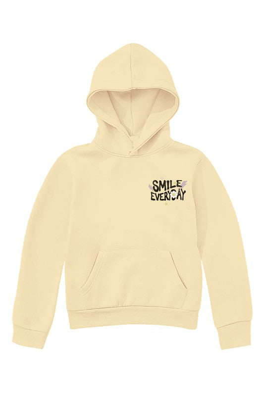 Kids Smile Hoodie-Yellow-Unisex